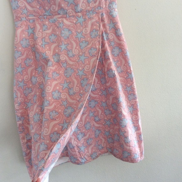 Vineyard Vines pink seahorse strapless dress - Picture 2 of 8